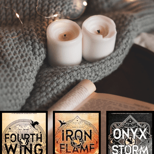Similar to Fourth Wing - Book - Candles - Fairy Lights