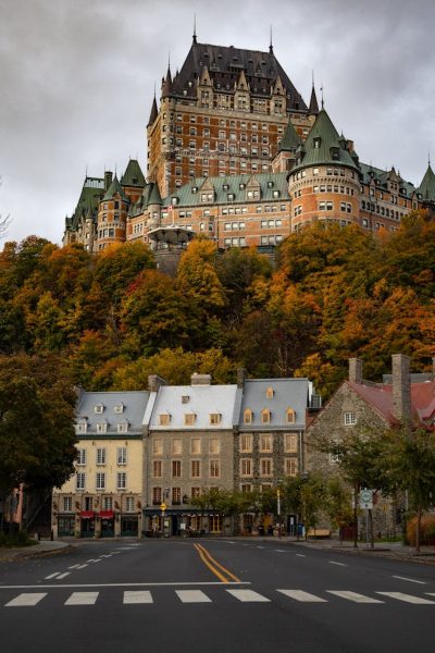 romantic destination - quebec city canada
